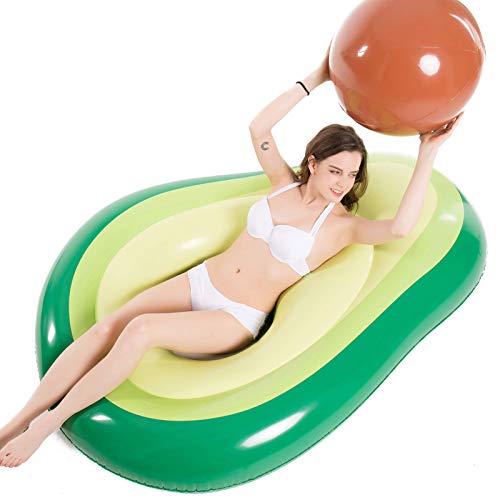 Jasonwell Inflatable Avocado Pool Float Floatie